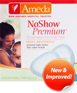 Ameda NoShow Premium Disposable Nursing Pads - 50 count